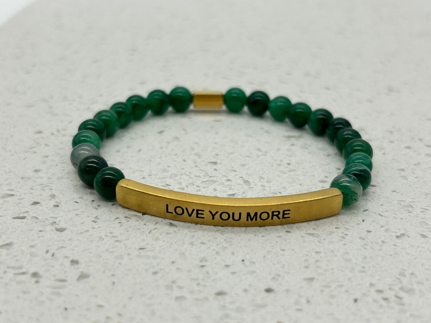 LOVE YOU MORE (1 pulsera con placa)