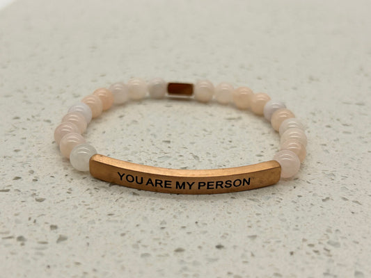 YOU ARE MY PERSON (1 pulsera con placa)