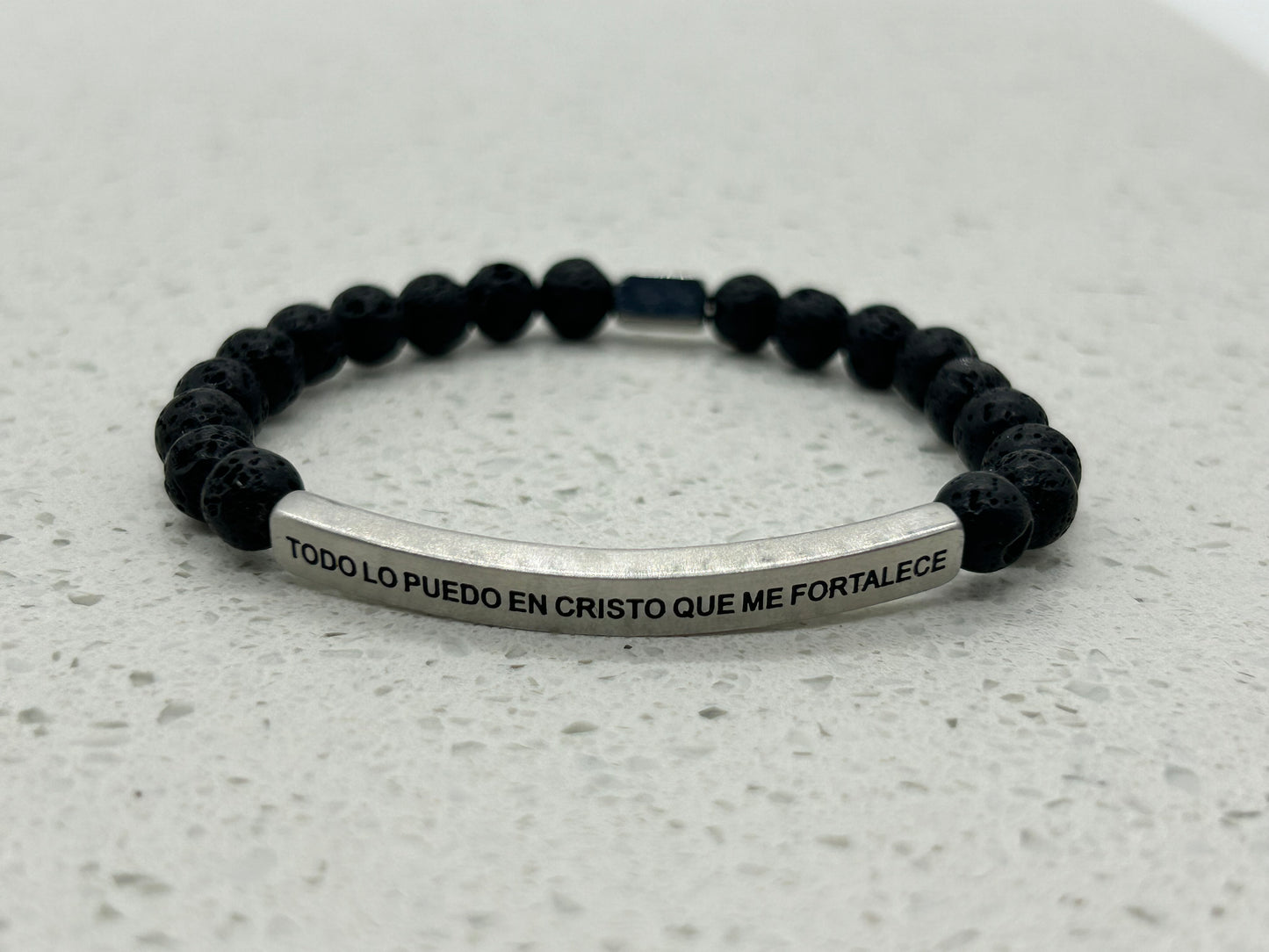 TODO LO PUEDO EN CRISTO QUE ME FORTALECE (1 pulsera con placa)