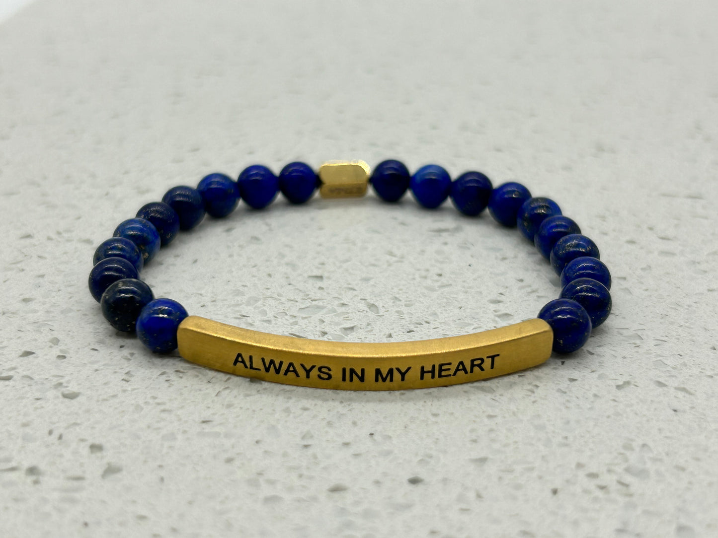 ALWAYS IN MY HEART (1 pulsera con placa)