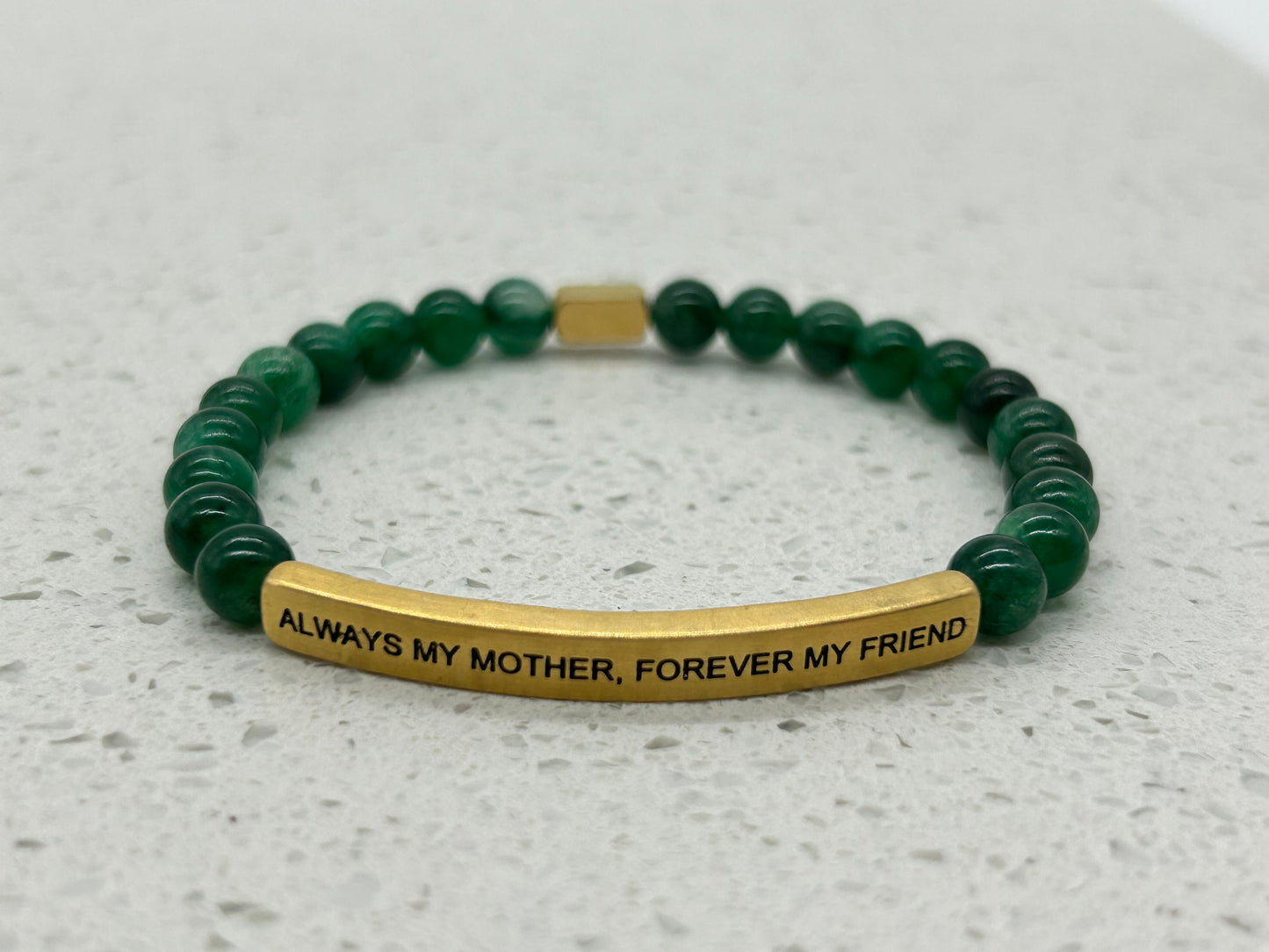 ALWAYS MY MOTHER, FOREVER MY FRIEND (1 pulsera con placa)